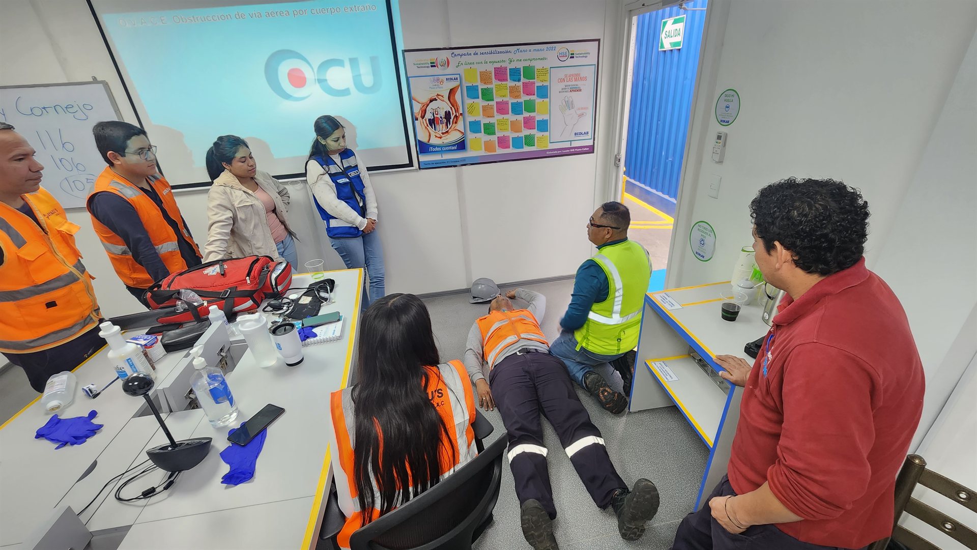 First aid training